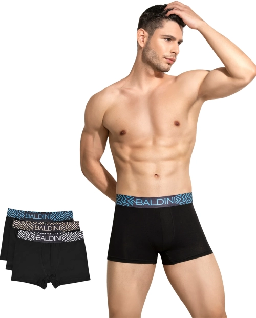 Set 3 boxeri pentru barbati din bumbac Laura Baldini - MAZE