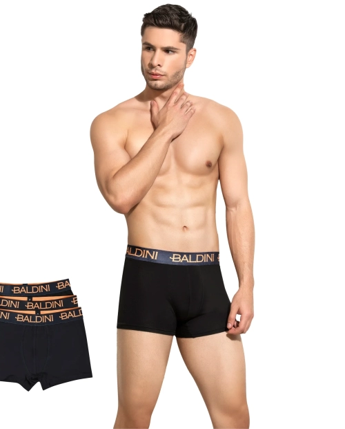 Set 3 boxeri pentru barbati din bumbac Laura Baldini - TOUCH