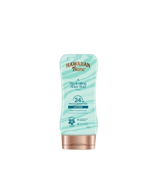 Lotiune dupa expunerea la soare Hawaiian Tropic, hidratare 24H, pelungire bronz, Hydrating After Sun, 180 ml
