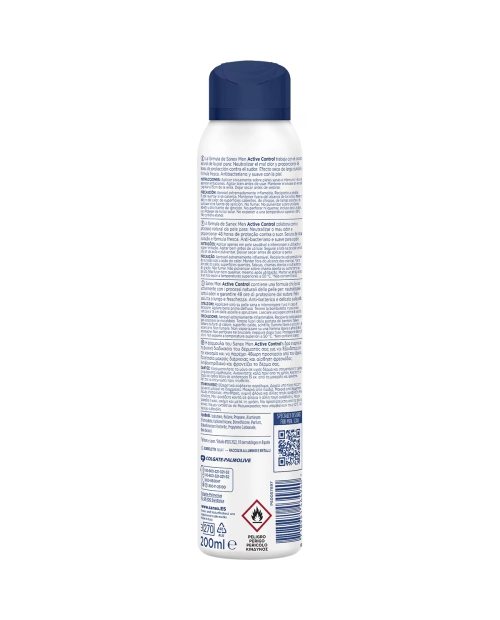 Antiperspirant spray bărbați Sanex Men 6in1 Active Control, protecție