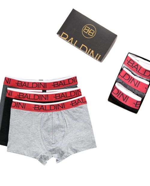 Set 3 boxeri pentru barbati din bumbac Laura Baldini -  DESIRE