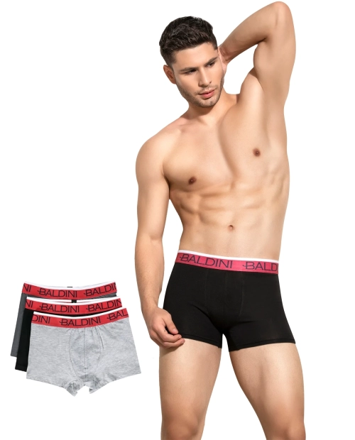 Set 3 boxeri pentru barbati din bumbac Laura Baldini -  DESIRE