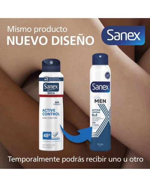 Antiperspirant spray bărbați Sanex Men 6in1 Active Control, protecție