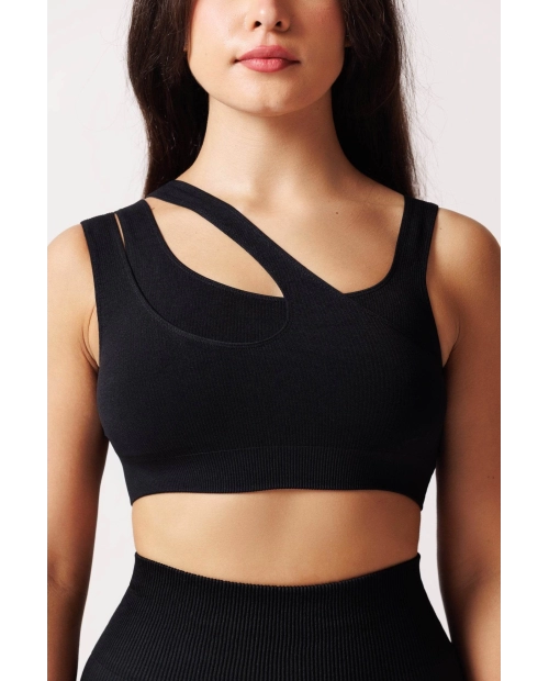 Bustiera cu textura TOP RIB CO, Laura Baldini