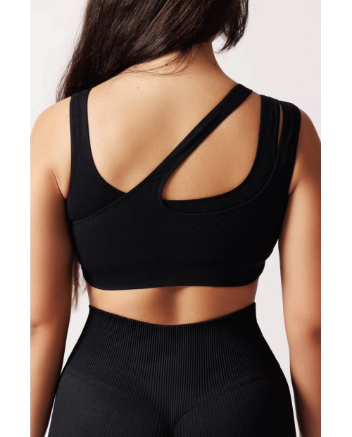 Bustiera cu textura TOP RIB CO, Laura Baldini