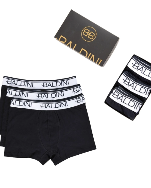 Set 3 boxeri pentru barbati din bumbac Laura Baldini- NAVIGATOR