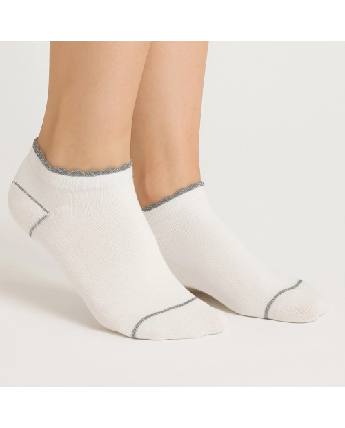 Set 3 Șosete Damă Bumbac Scurte BENYSON – Sneaker Confortabile