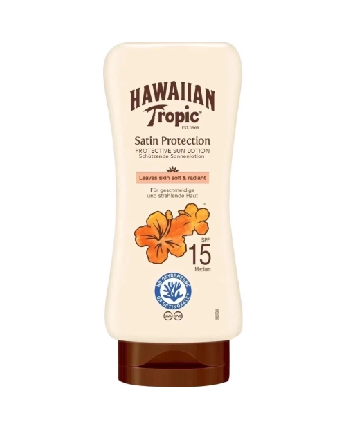 Hawaiian Tropic Satin Protection Loțiune Protecție Solară SPF 15, cu M