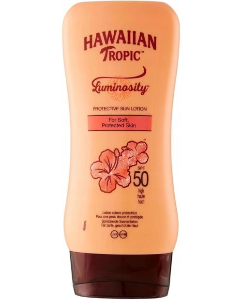 Hawaiian Tropic Luminosity SPF 50, loțiune protecție solară, rezistent
