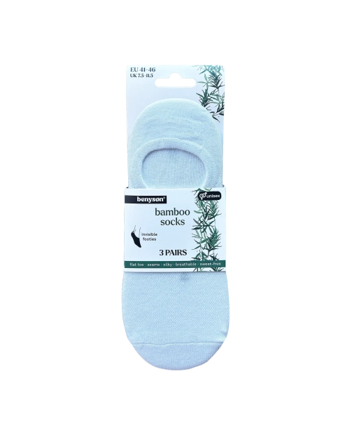 Set 3 Perechi Șosete Scurte Unisex din Bambus pentru Sneakers, cu Band